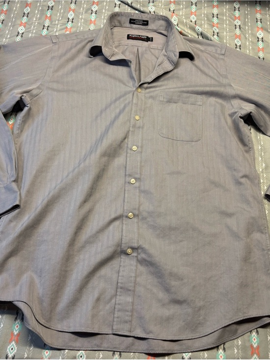 Kirkland Signature Other - 💢Men's Casual Button-Down Shirt in Light Gray